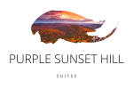 Purple Sunset Hill (3 × 2 in)